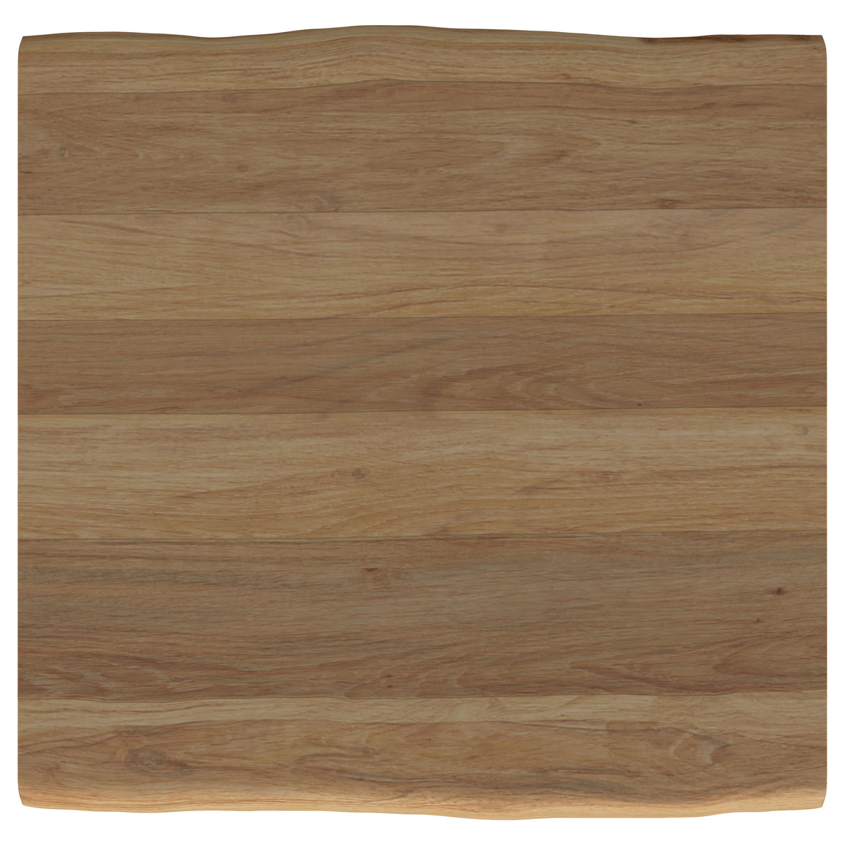 Zander Square Wood Top Coffee Table Natural Brown