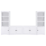 Laughlin 3-Piece Entertainment Center TV Stand White