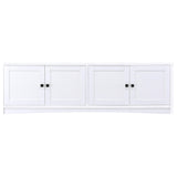 Laughlin 3-Piece Entertainment Center TV Stand White