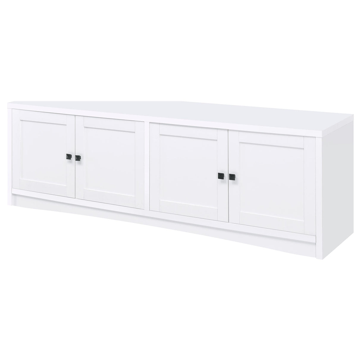 Laughlin 3-Piece Entertainment Center TV Stand White