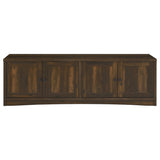 Laughlin 3-Piece Entertainment Center TV Stand Dark Pine