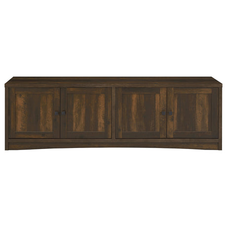 Laughlin 4-Door Dark Pine TV Stand - 78 Inches
