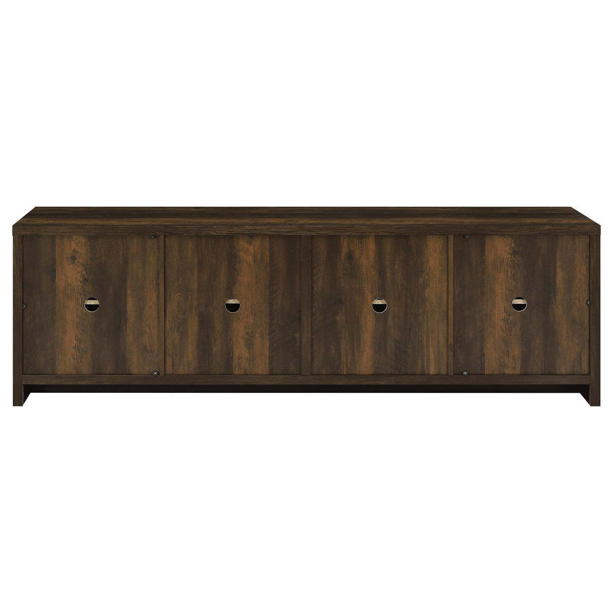 Laughlin 4-Door Dark Pine TV Stand - 78 Inches