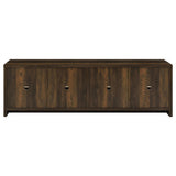 Laughlin 4-Door Dark Pine TV Stand - 78 Inches