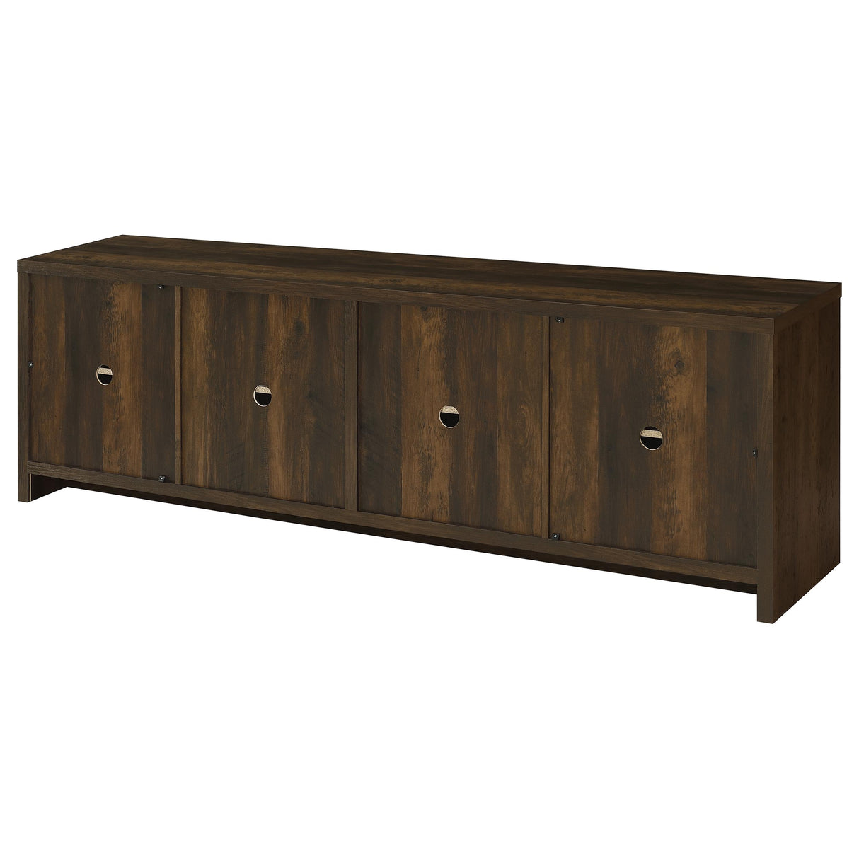 Laughlin 4-Door Dark Pine TV Stand - 78 Inches
