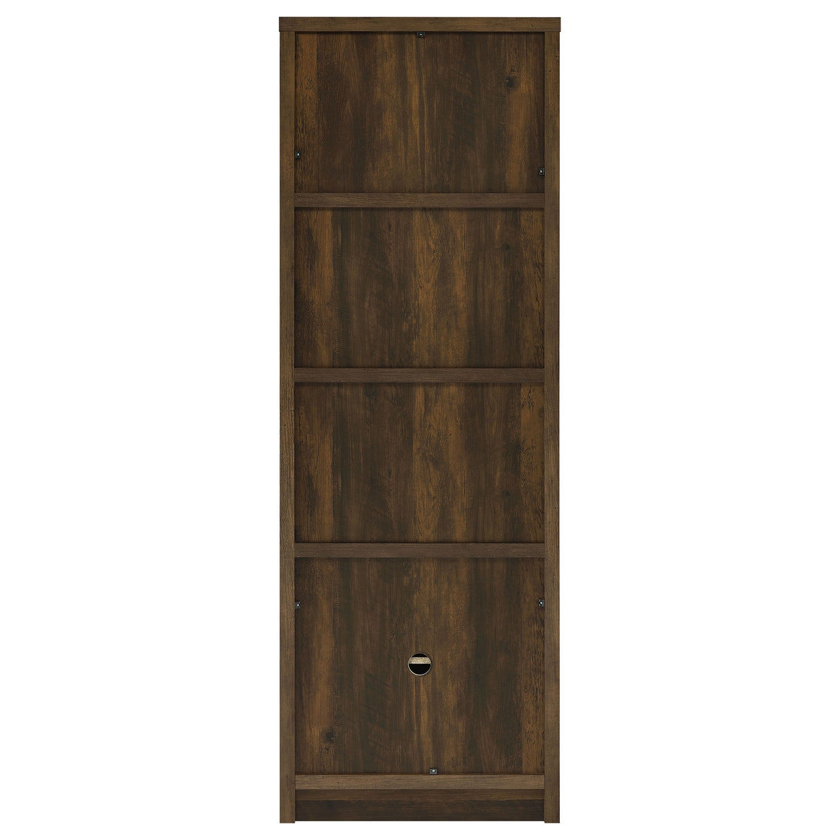 Laughlin 4-Shelf Media Tower, Dark Pine