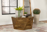 Zalika Hexagonal Mango Wood Coffee Table Natural
