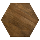 Zalika Hexagonal Mango Wood Coffee Table Natural