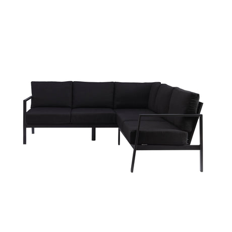 Contemporary Outdoor Sectional Sofa with Fade, Stain, and Mold Resistant Fabric