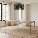 Adeline - Rectangular Dining Table With Leaves - Natural Wood Wash