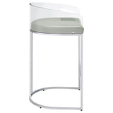 Mello - Upholstered Bar Chair (Set of 2) - Gray