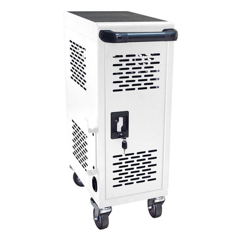 16 Bay Mobile School Charging Cart Station For book, Tablet And Laptop Computer With Power Strip Included