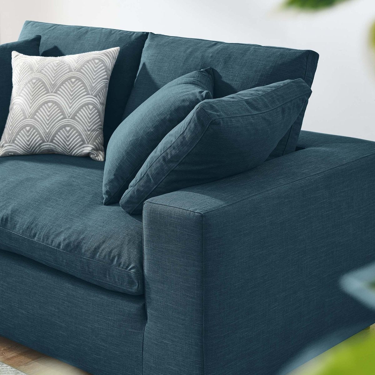 73 - Inch Commix Down Filled Overstuffed Fabric Loveseat - Loveseats available at Alpine Outlets in Denver