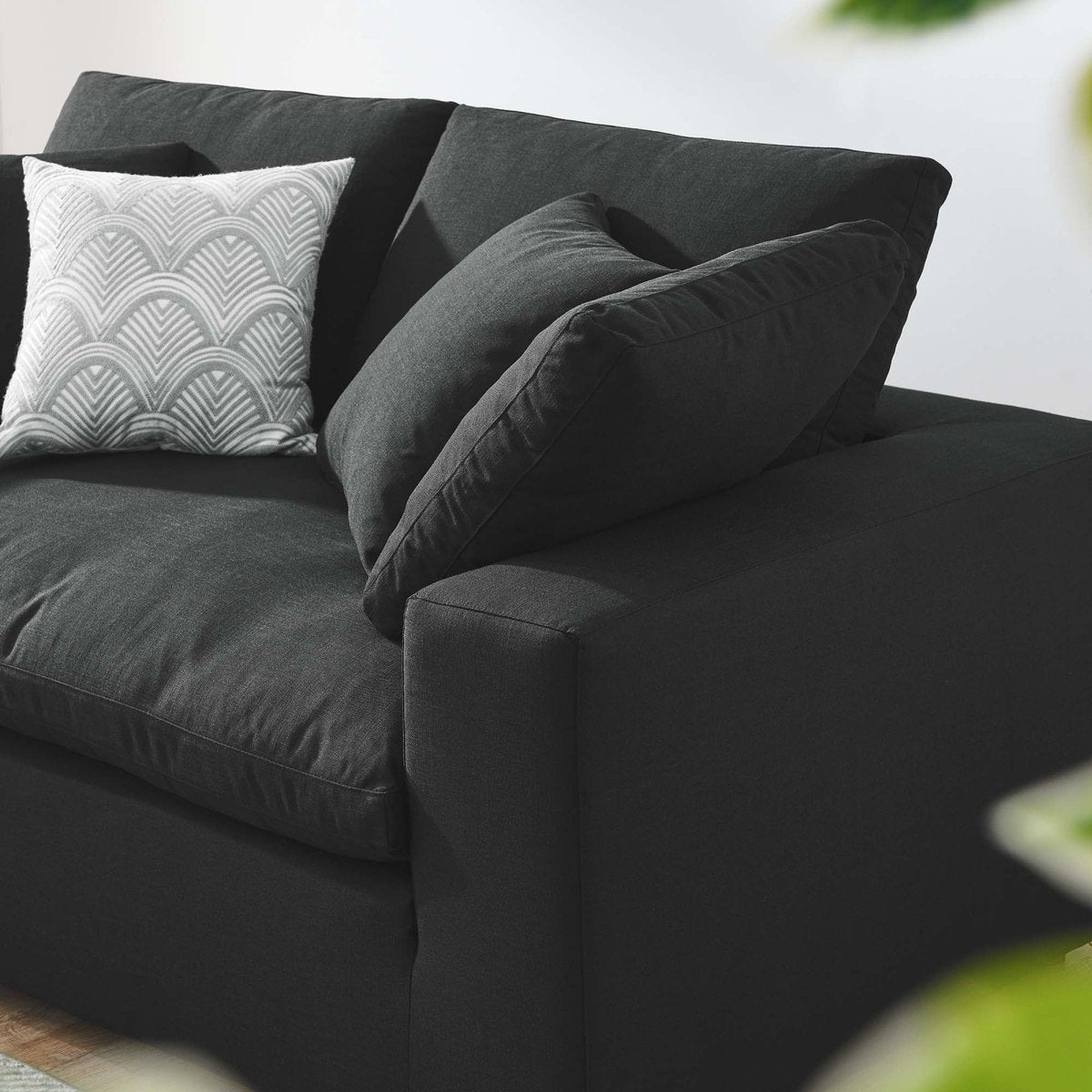 73 - Inch Commix Down Filled Overstuffed Fabric Loveseat - Loveseats available at Alpine Outlets in Denver