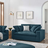 73 - Inch Commix Down Filled Overstuffed Fabric Loveseat - Loveseats available at Alpine Outlets in Denver
