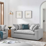 73 - Inch Commix Down Filled Overstuffed Fabric Loveseat - Loveseats available at Alpine Outlets in Denver