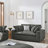 73 - Inch Commix Down Filled Overstuffed Fabric Loveseat - Loveseats available at Alpine Outlets in Denver