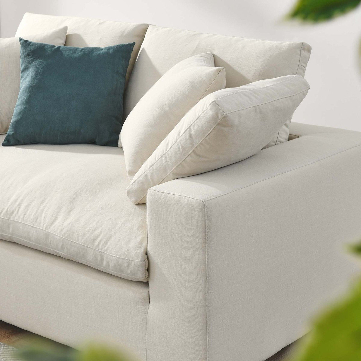 73 - Inch Commix Down Filled Overstuffed Fabric Loveseat - Loveseats available at Alpine Outlets in Denver