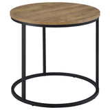 Lainey Round Occasional Side End Table in Mango
