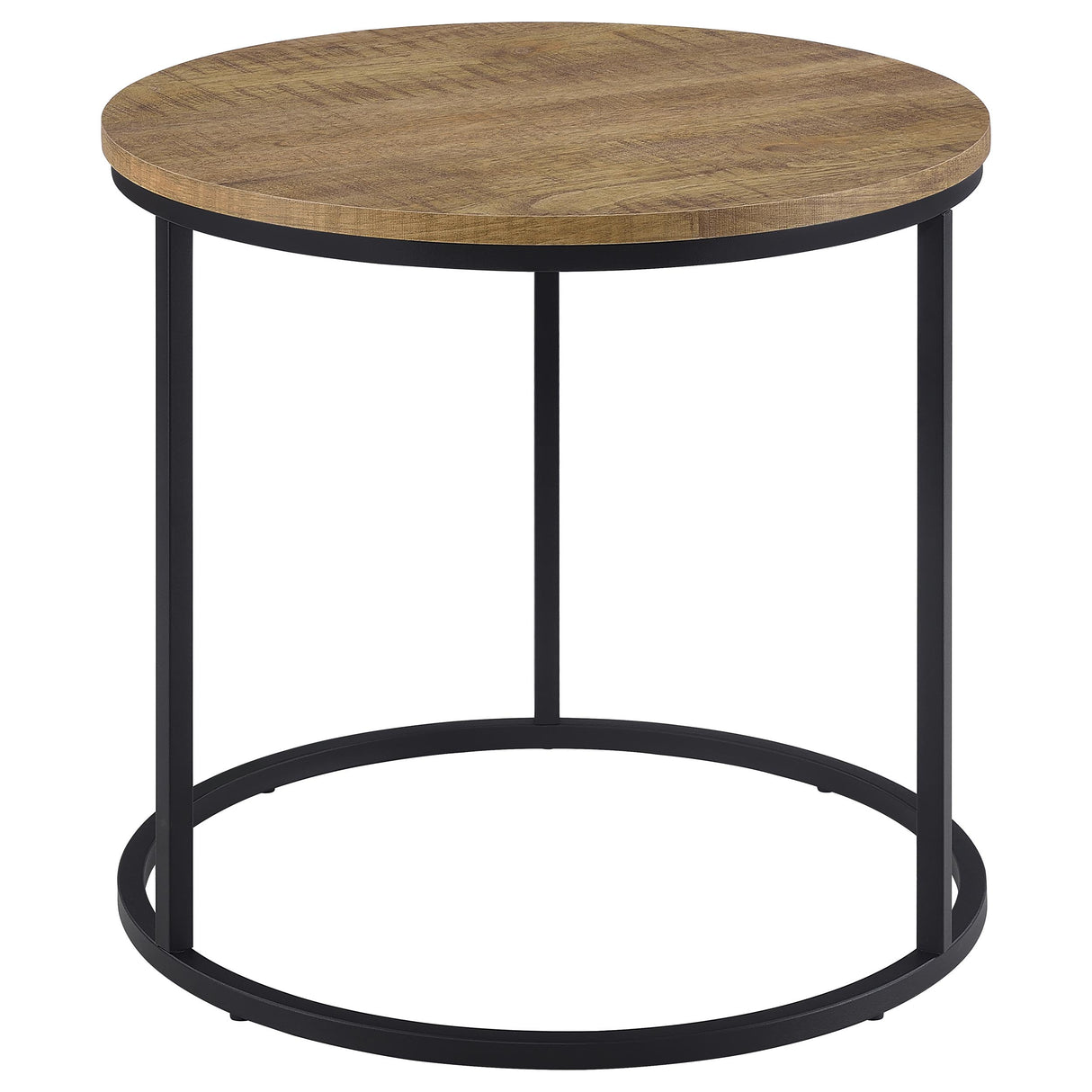 Lainey Round Occasional Side End Table in Mango