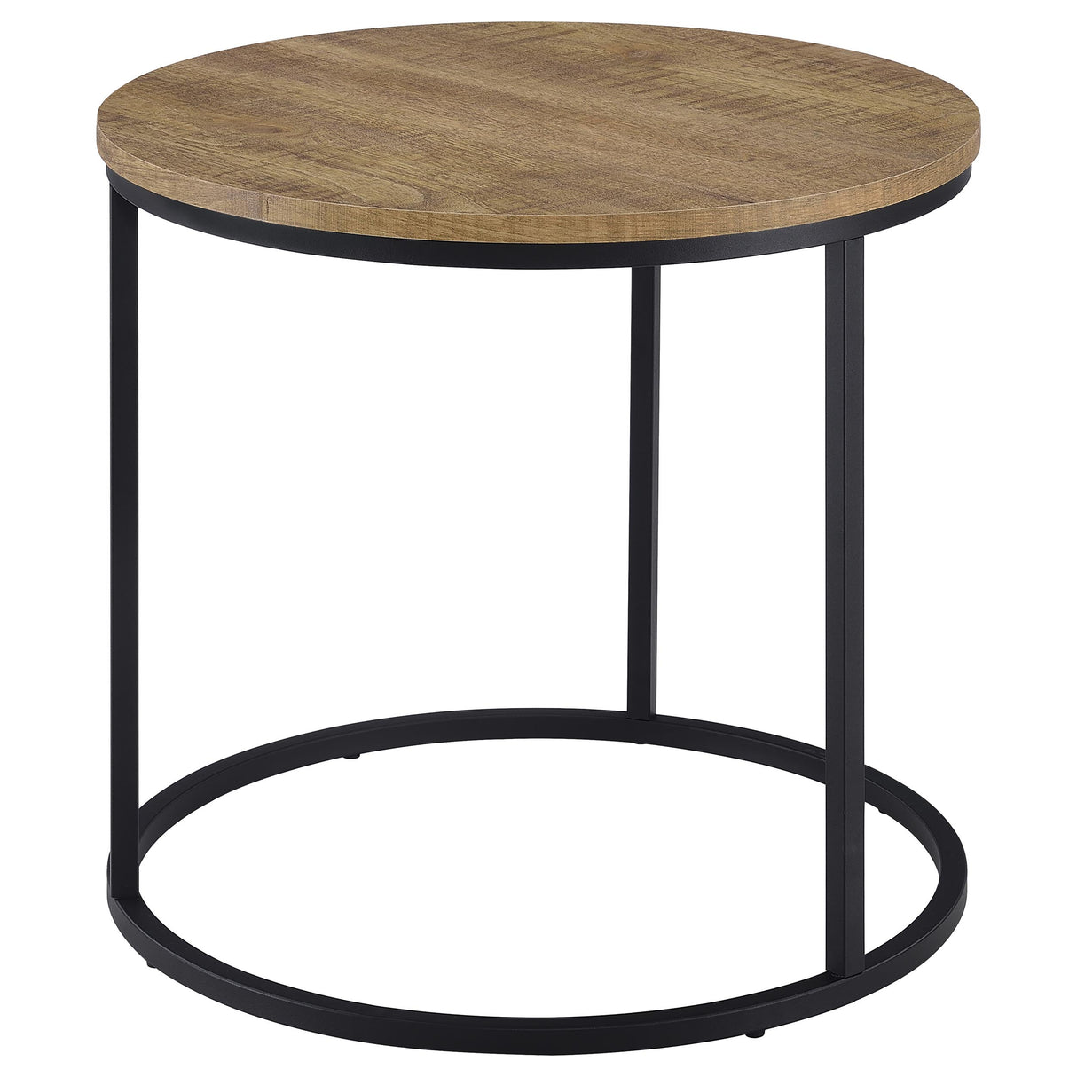Lainey Round Occasional Side End Table in Mango