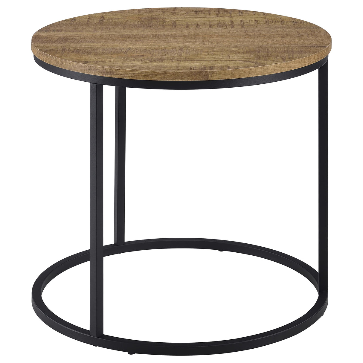 Lainey Round Occasional Side End Table in Mango