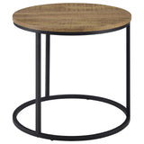 Lainey Round Occasional Side End Table in Mango