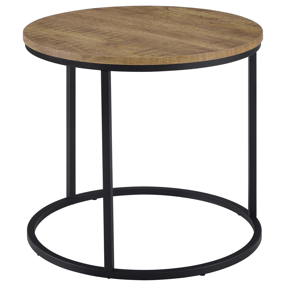 Lainey Round Occasional Side End Table in Mango