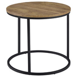 Lainey Round Occasional Side End Table in Mango