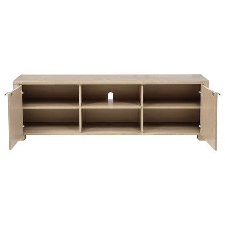 Marcelo 71-Inch TV Stand Media Console Light Elm