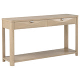 Marcelo Sofa Console Table with 2 Drawers - Light Elm