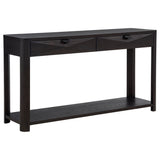 Marcelo Sofa Console Table with 2 Drawers, Coffee