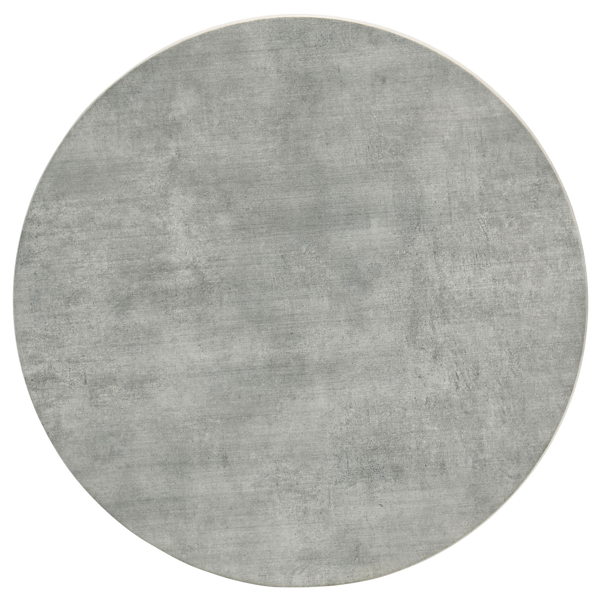 Hadi Round SmartTop Side End Table Cement Gunmetal