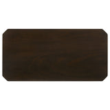 Amaro 3-Piece Coffee and End Table Set Dark Brown