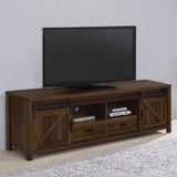 Madra 2-Door TV Stand, Dark Pine, 79-inch