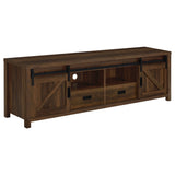 Madra 2-Door TV Stand, Dark Pine, 79-inch