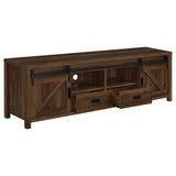 Madra 2-Door TV Stand, Dark Pine, 79-inch