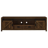 Madra 2-Door TV Stand, Dark Pine, 79-inch