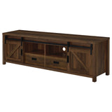 Madra 2-Door TV Stand, Dark Pine, 79-inch