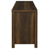 Madra 2-Door TV Stand, Dark Pine, 79-inch