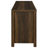 Madra 2-Door TV Stand, Dark Pine, 79-inch