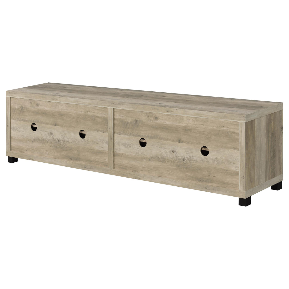 Sachin 3-Piece 79-Inch TV Entertainment Center Antique Pine