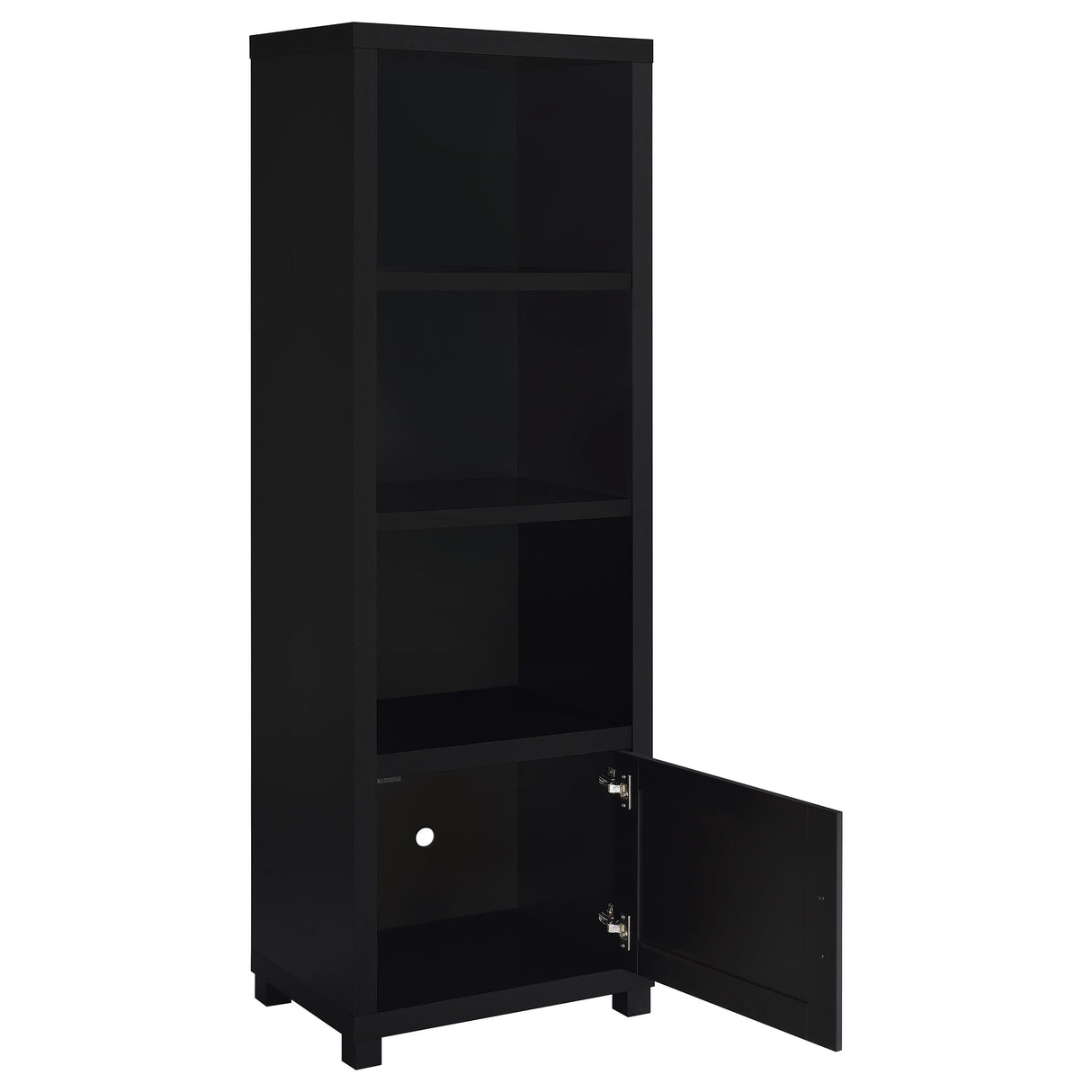 Jupiter 3-Piece Entertainment Center 79-inch TV Stand Black