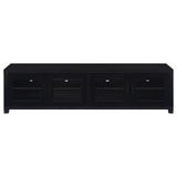 Jupiter 3-Piece Entertainment Center 79-inch TV Stand Black