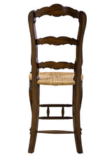 24" Ladderback Counter Stool - Dark Brown