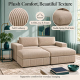 Modular Sectional Sofa, Reversible Set