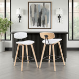 Fox - Swivel Bar Height Stool - Light Brown