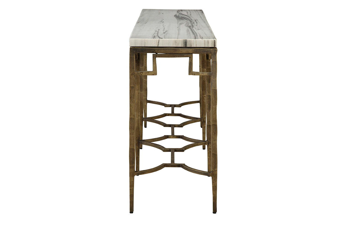 Tours - Console - White / Gold