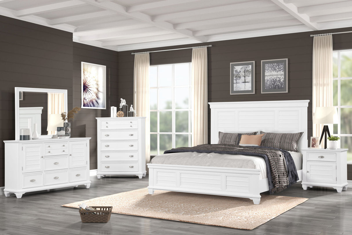 Jamestown - Door Chest - White