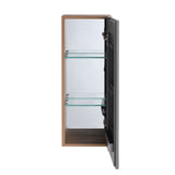 Wall Mounted Bathroom Cabinet With Adjustable Shelves, Storage For Vanity - Imitative Oak